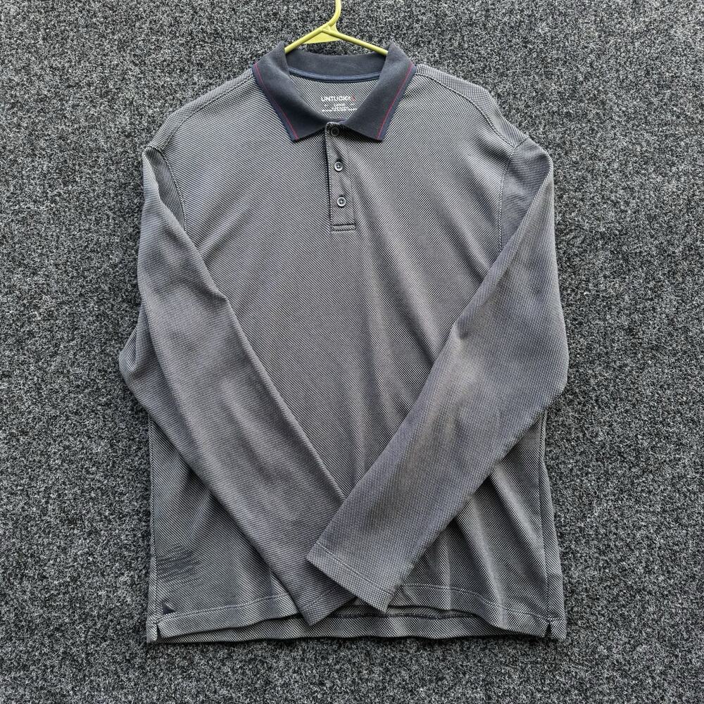 UNTUCKit Damaschino Polo Shirt Mens‎ LG Long Sleeve Cotton Blend